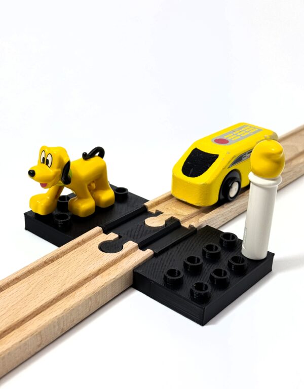 Duplo Brio compatible plate for Wooden Train Compatible Brio, Hape, Ikea, Playtive, Bigjigs